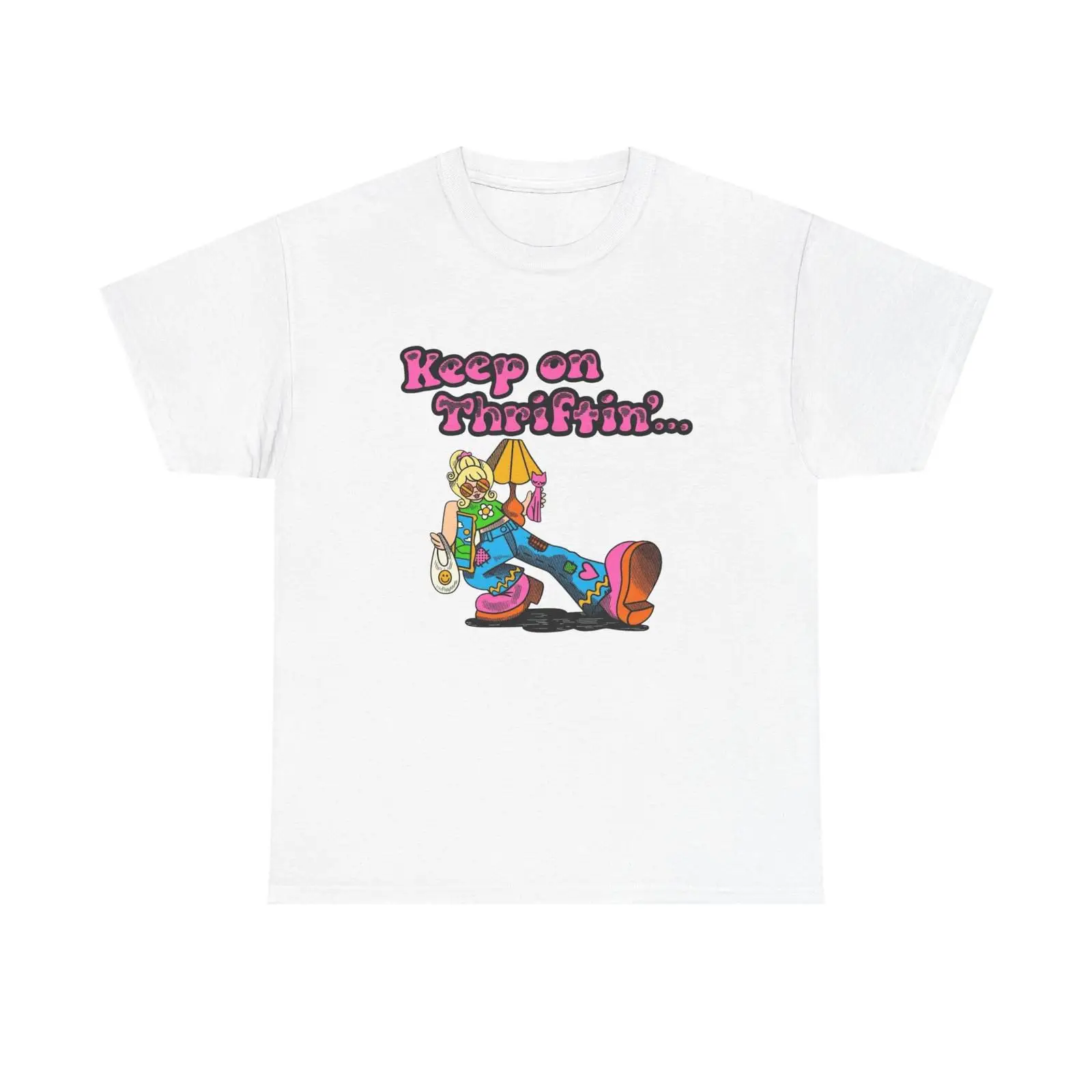 Vintage Fashion Thrift - Футболка Keep On Thrifting Funny T
