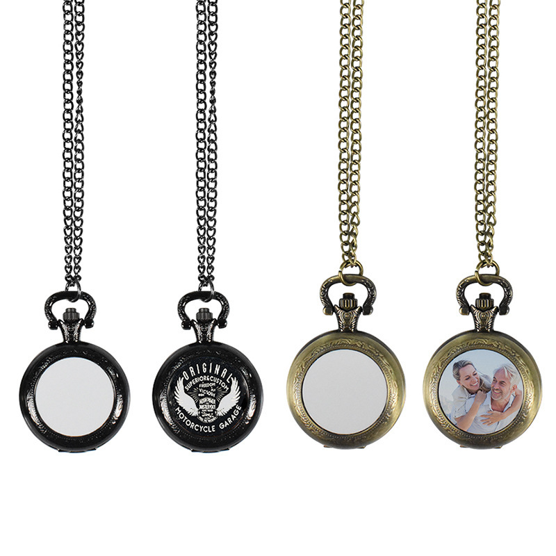 Vintage Fashion Jewelry Necklaces - Винтажные металлические карманные часы-кулон, классическое ожерелье-часы,