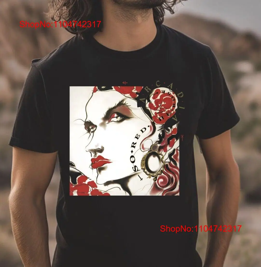 Vintage Fashion Jersey - Черная футболка ARCADIA SO RED THE