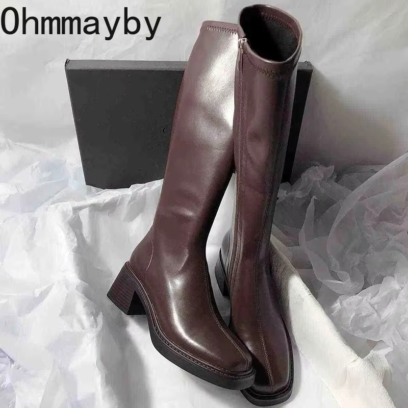 Vintage Fashion Style - Винтажные женские сапоги до колена на