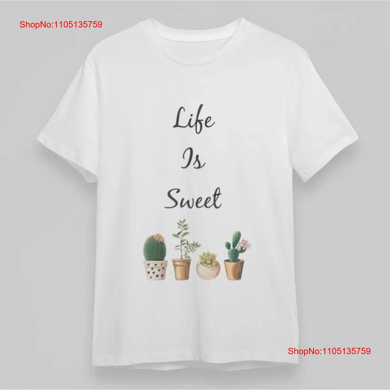 Vintage Fashion Quotes Short - Женская мягкая классическая футболка «Кактусы» Life