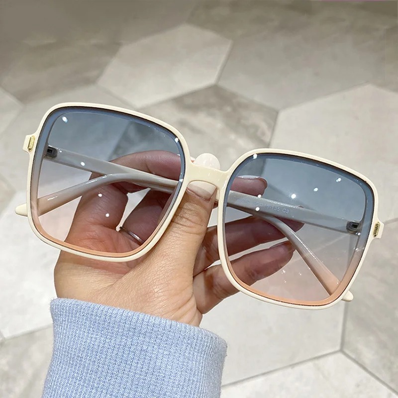 Vintage Fashion Brands - Винтажные квадратные солнцезащитные очки оверсайз для