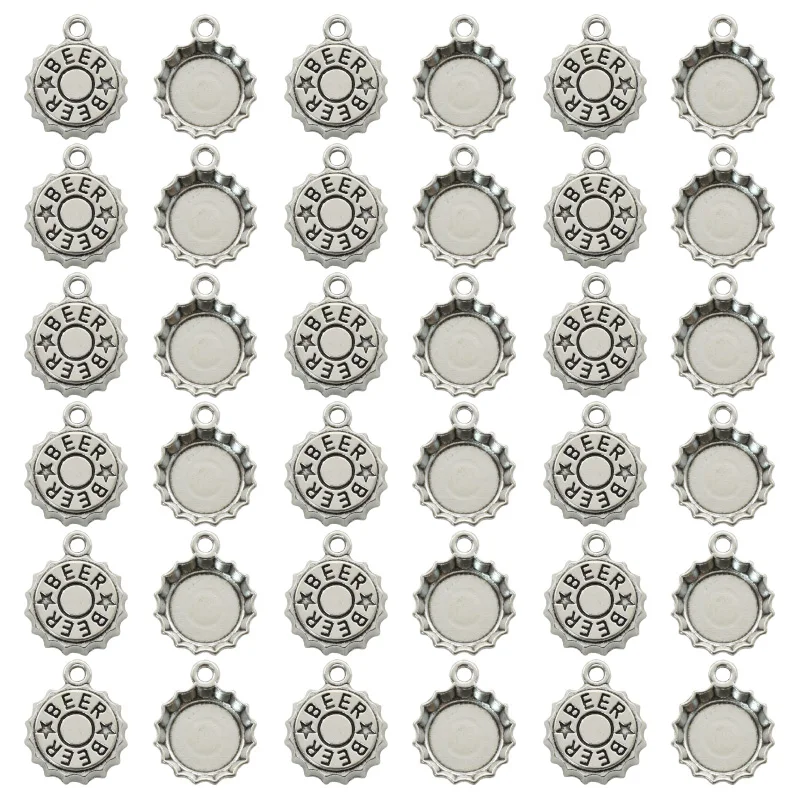 Vintage Fashion Jewelry Necklaces - 15 шт., посеребренные Подвески в виде