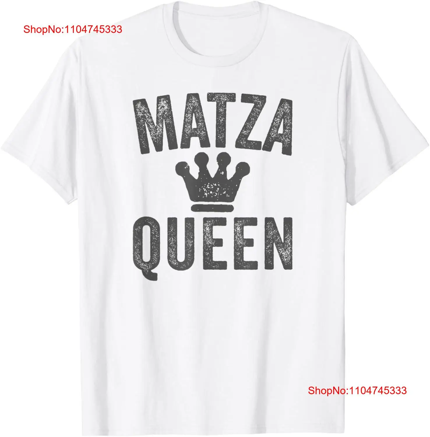 Vintage Fashion Queen - Matza Queen Passover Seder Футболка винтажная