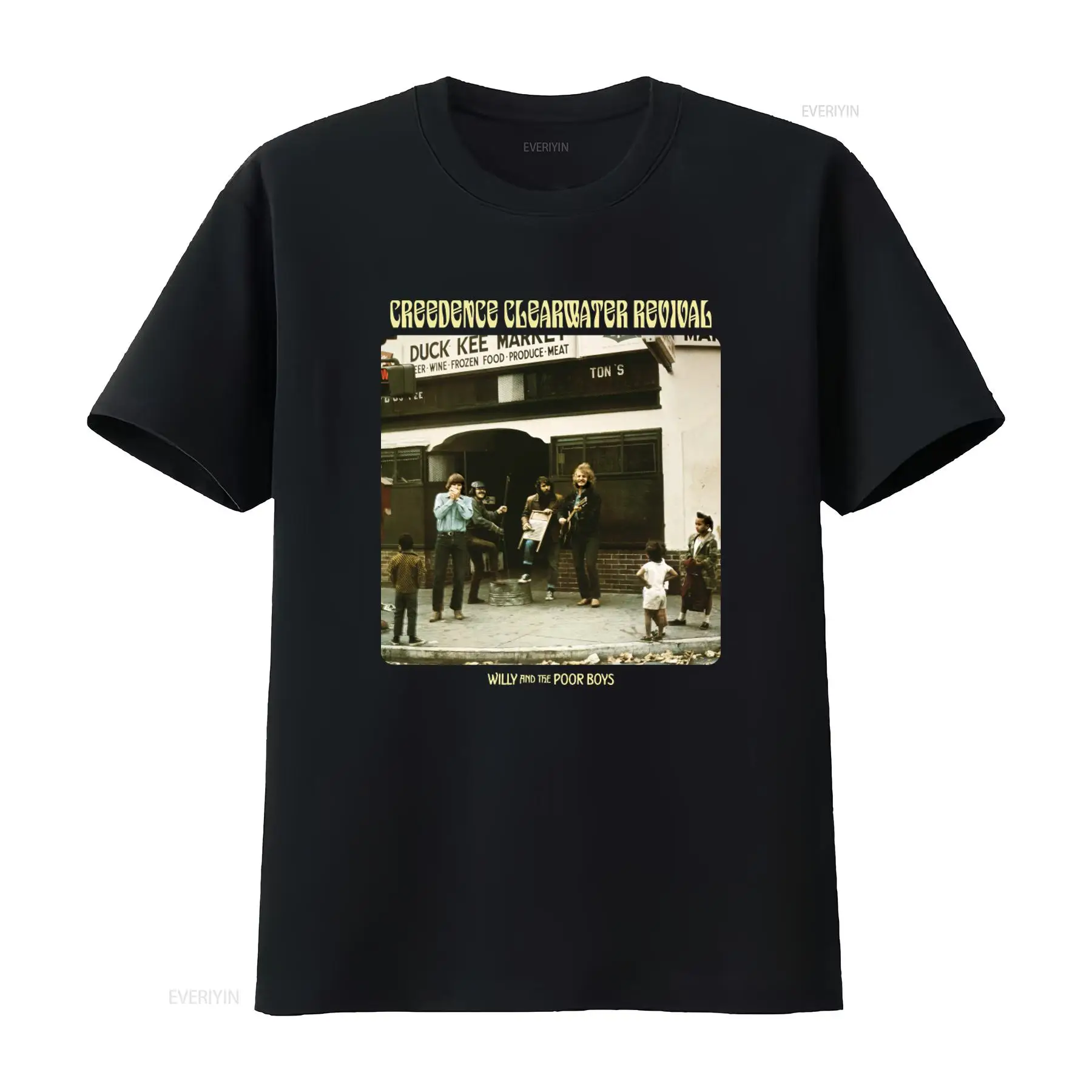 Vintage Fashion Revival - Винтажная футболка Creedence Clearwater Revival Music