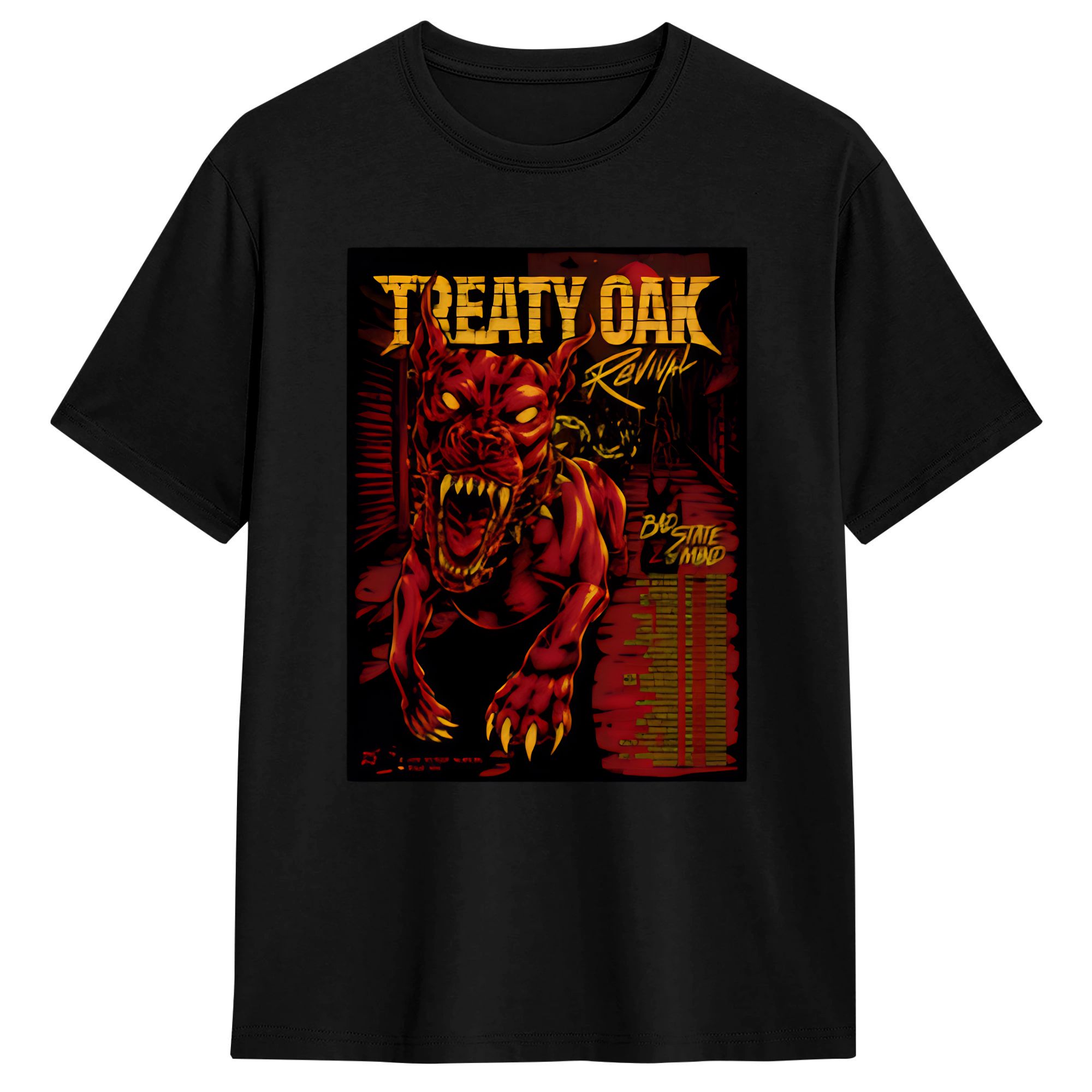 Vintage Fashion Revival - Хлопковая футболка Country Music Band Treaty