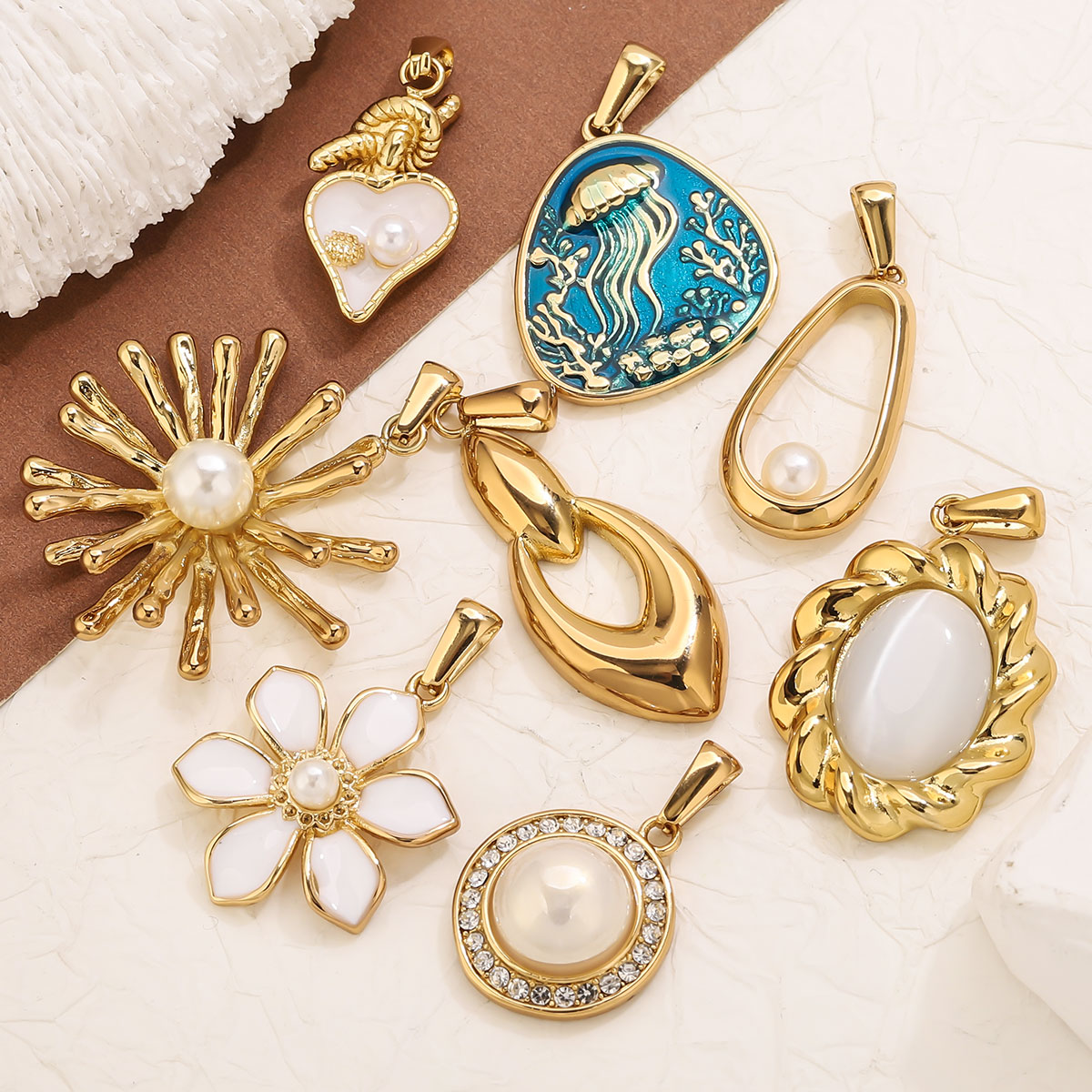 1 шт. подвеска-цветок из нержа – обзор и цена Vintage Fashion Jewelry Necklaces