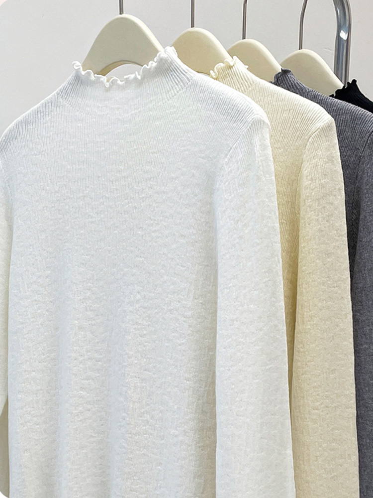 Женский трикотажный свитер-вод – обзор и цена Turtleneck Knit 90S