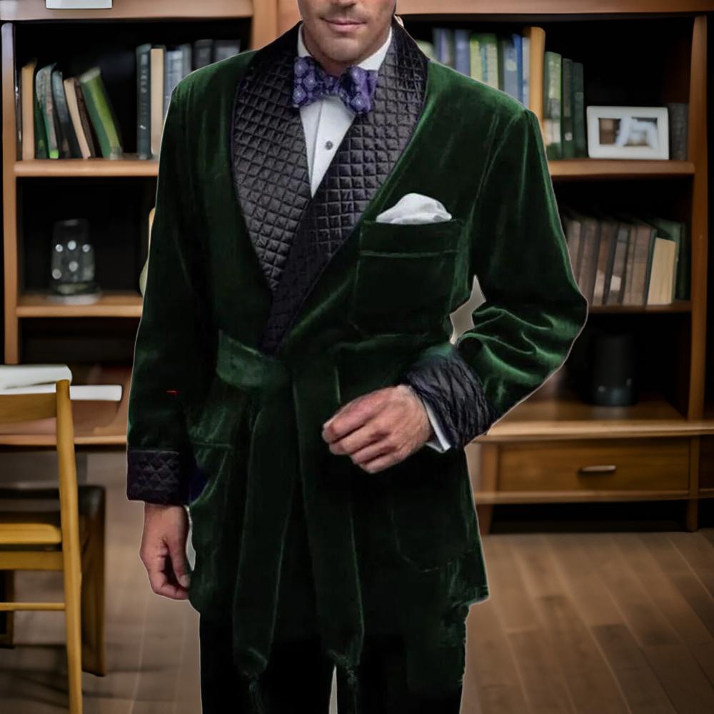 Зеленый бархатный костюм для к – обзор и цена Velvet Blazer Vintage