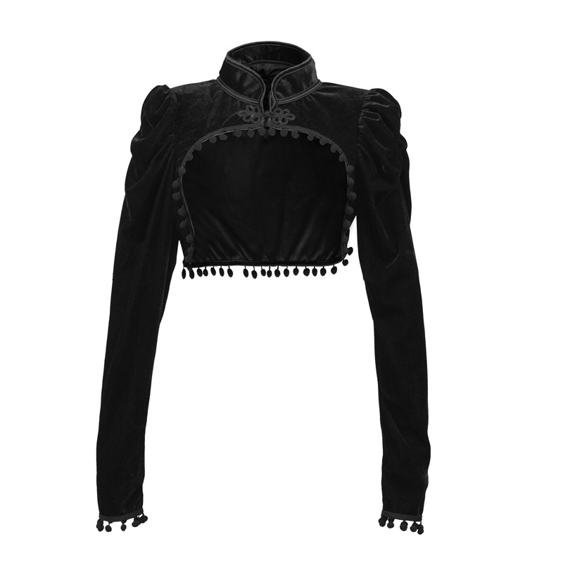 Фланелевая куртка с кисточками – обзор и цена Velvet Blazer Vintage
